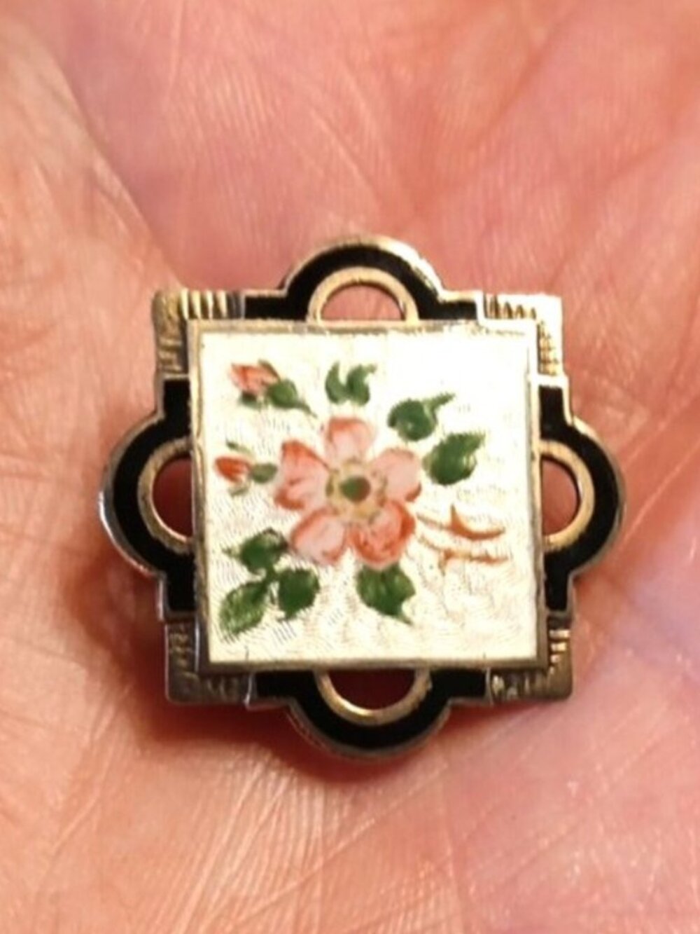 VTG AKSEL HOLMSEN GOLD OVER STERLING BROOCH
